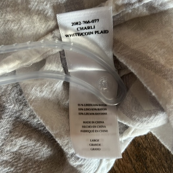 Rails women’s linen blouse, size large - Picture 7 of 7